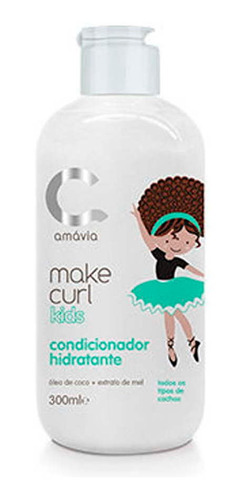 Combo Make Curl Kids Amavia 1 Condicionador 2 Creme Pentear