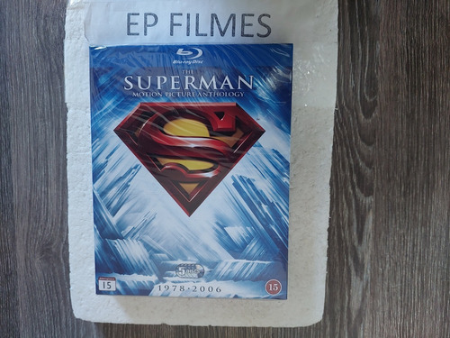 Blu Ray Superman  Anthology - Coleção 5 Filmes, 8 Discos. La