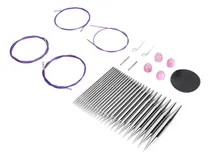 Comprar Juego De 13 Pares De Agujas De Tejer Circulares Ergonómicas