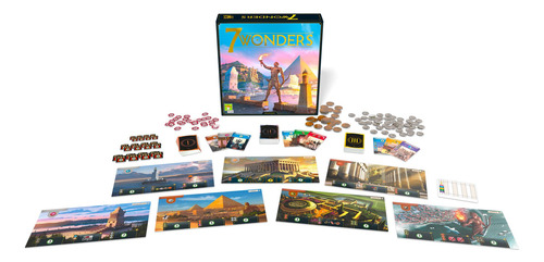 Juego De Mesa 7 Wonders Base Game (edición Nueva) Para