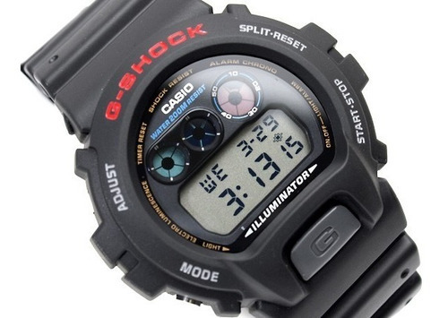 Relógio local Casio G-Shock DW-6900-1v resistente a choques de 200 mm