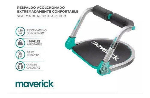 Imagen 6 de 8 de Maquina Ejercitadora Abdominales Maverick Fit Entrenamiento