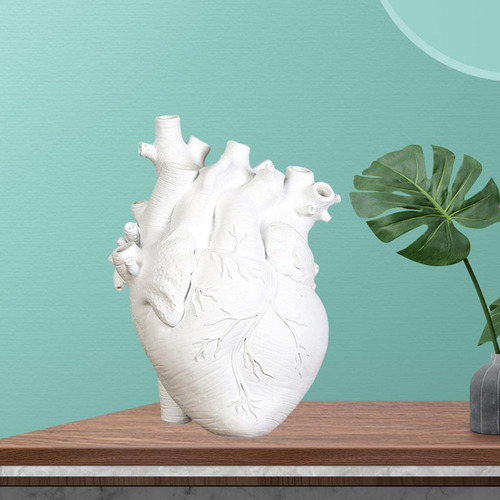 .. Vaso Anatômico Em Forma De Coração, Vaso De Flores De