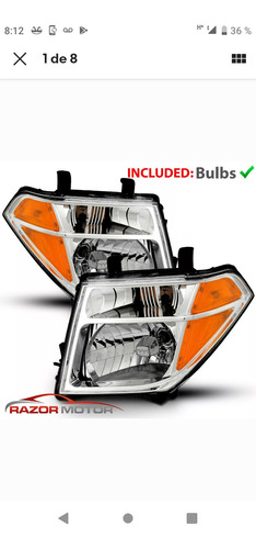 Faros Nissan Pathfinder 2005 2006 2007 2008 A 25 Dias