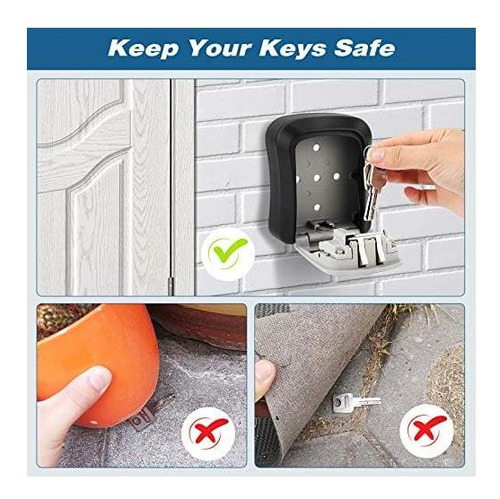 Caja De Seguridad Para Llaves, Caja De Seguridad Con Combina