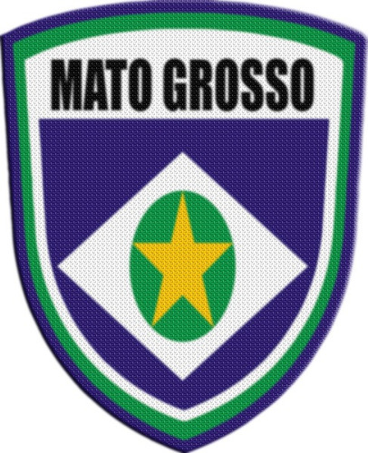 Parche Termoadhesivo Escudo Brasil Mato Grosso