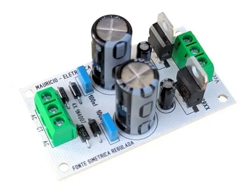 Fonte Simetrica Regulada 12+12 Ou 15+15vdc Ideal Para Pré | MercadoLivre