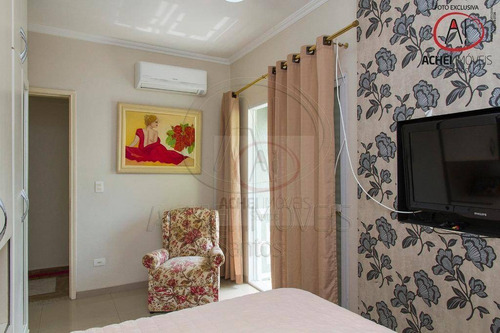 Imagem 11 de 30 de Casa Residencial Com 3 Dormitórios, 1 Suítes, Piscina E Churrasqueira , 145 M² - Venda Por R$ 850.000 - Macuco - Santos/sp - Ca1907