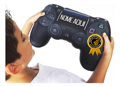  Almofada Gamer Personalizada Com Nome Joystick Video Game