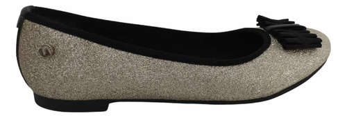 Zapatos (flats) Dorado/negro Westies Talla 25.5mx Mod.211