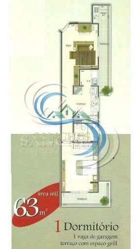 Imagem 4 de 7 de Apartamento 2 Dormitórios Praia Grande Guilhermina - V1146