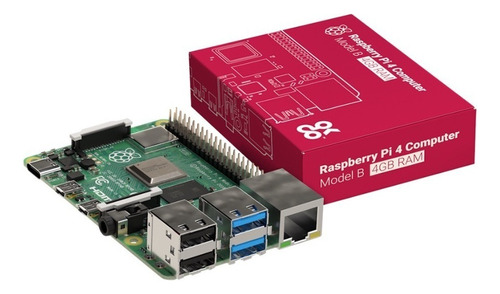 Raspberry Pi 4 - Modelo B 4 Gb Ram-entrega Inmediata