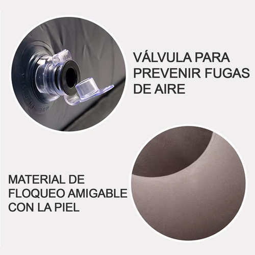 Sofá Tumbona Inflable Puff Inflable Reposa Pies + Inflador