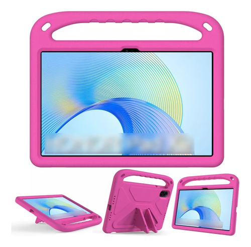 Capa Com Alça Vermelha Rosa Para Honor Pad X9/x8 Pro