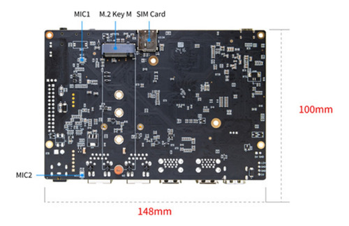 Para Placa De Desarrollo Bananapi Bpi-f3, Funda Y Ventilador