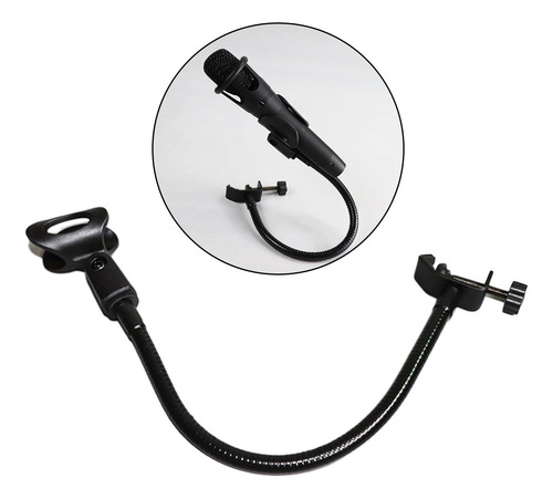 Braçadeira De Mesa Com 2 Microfones Gooseneck De 3/8 A 5/8