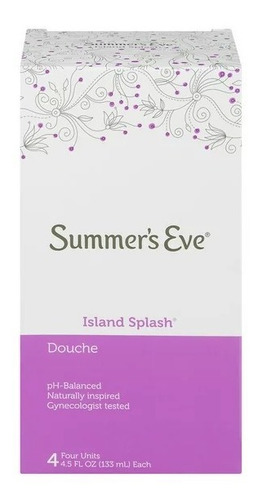 Summers Eve Ducha Intima Ph Balanced Caja Con 4 Piezas