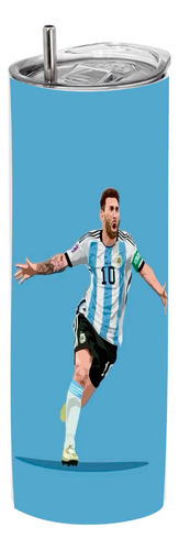 Termo Skinny Café 20 Oz - Lionel Messi Argentina #34