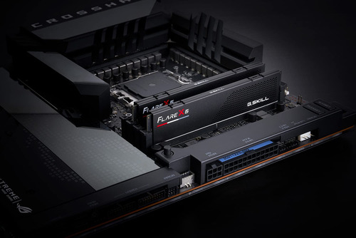 G.skill Flare Serie X5 (amd Expo) 32 Gb (2 X 16 Gb) 288 Pines Sdram Ddr5 6000 Cl36-36-36-96 1.35v Memoria De Computadora De Doble Canal F5-6000j3636f16gx2-fx5 (negro Mate)
