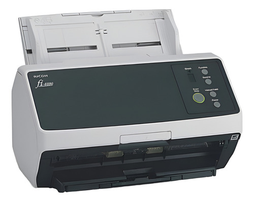 Scanner Ricoh Fujitsu Fi-8250 Duplex 50ppm Flatbed Cg01000 Cor Cinza / Preto