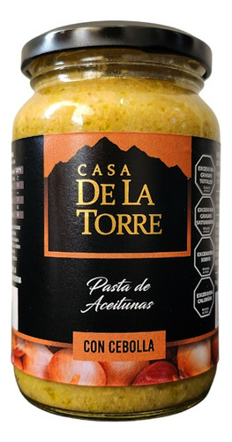 Pasta De Aceitunas Con Cebollas 300g. Casa De La Torre