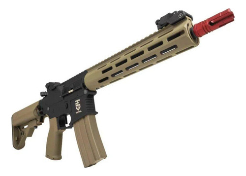 Rifle Airsoft Ar15 Neptune Sentinel 10 Tan M-lok + Kit