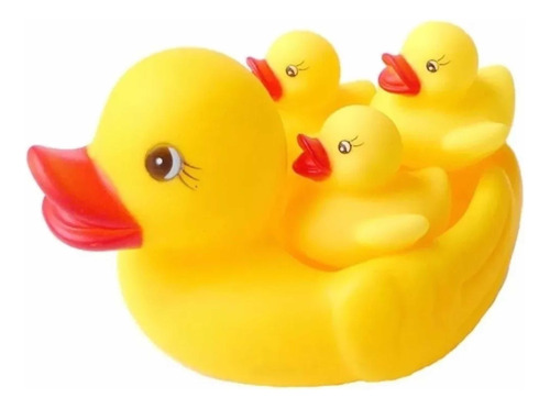 Set Patitos De Hule Para El Baño Niños (4 Unidades)