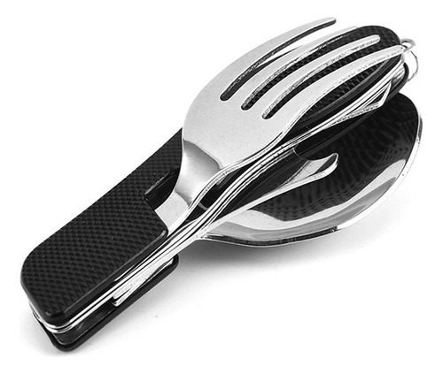 L Vajilla Combinada Con Cuchillo Plegable, Tenedor Y Cuchara