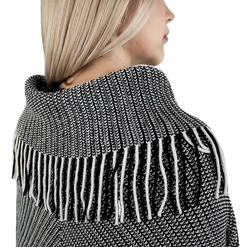 Capa Poncho Tejida Para Mujer Marca Vasarelli