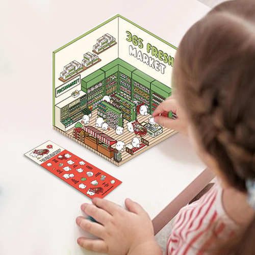 Escenas De Pegatinas Escenas De Pegatinas Para Niños Paquete