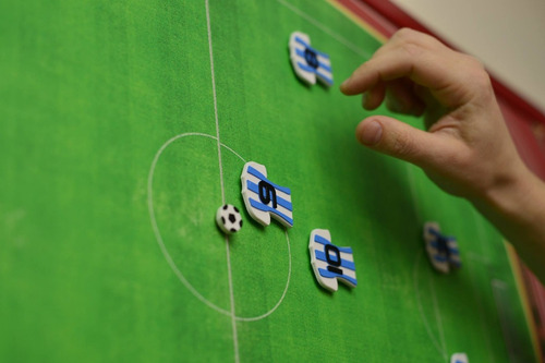 Imagen 5 de 10 de Pizarron Táctico De Fútbol Magnético 1,50m X 0,90 M + Fibron