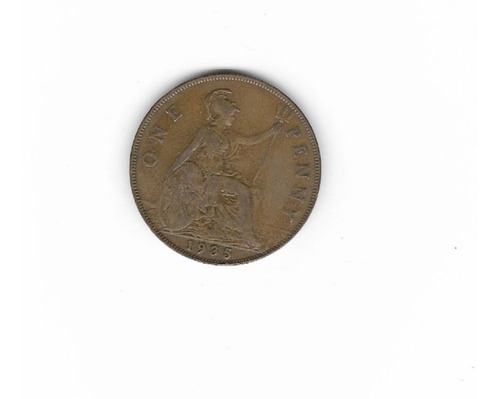 Ltc494. Moneda Británica De Un Penny De 1935. Jorge V