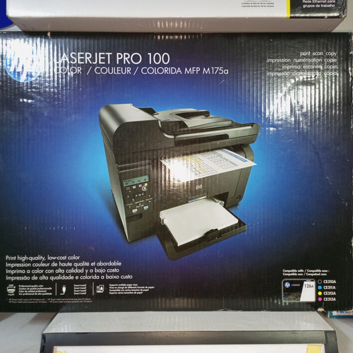 Impresora Hp Laserjet Pro 100 Mfp M175a