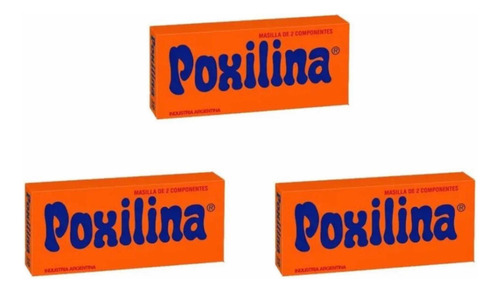 Poxillina De 250gr X 3 Unidades