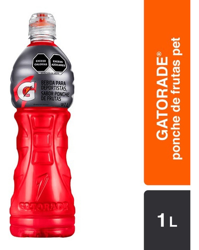 Bebidas Rehidratantes Gatorade Sabor Ponche De 1 Litro 6pz