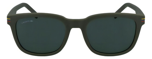Gafas solares L958s 301 54 de Lacoste con lente verde mate