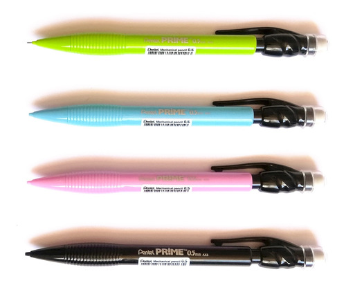 Portaminas Pentel Prime 0.5mm De Calidad Varios Colores