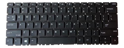 Teclado De Repuesto Negro Inglés Para Hp 430 435 G6