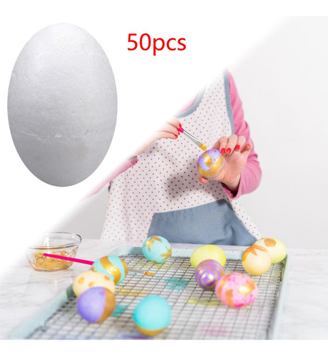 Huevos De Espuma Para Manualidades Huevos De 50 Piezas 3 Cm