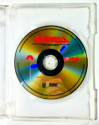 Barbarella + Cowboys & Aliens + Eu Sou A Lenda - 3 Dvd