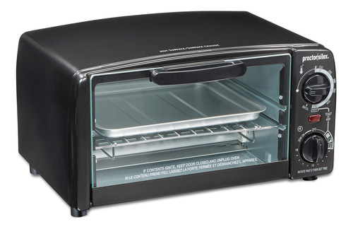 Imagen 4 de 5 de Horno Tostador Proctor Silex 4 Rebanadas Negro - H1319
