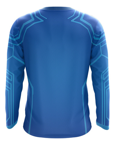 Playera Sublimada Superman D2 Manga Larga