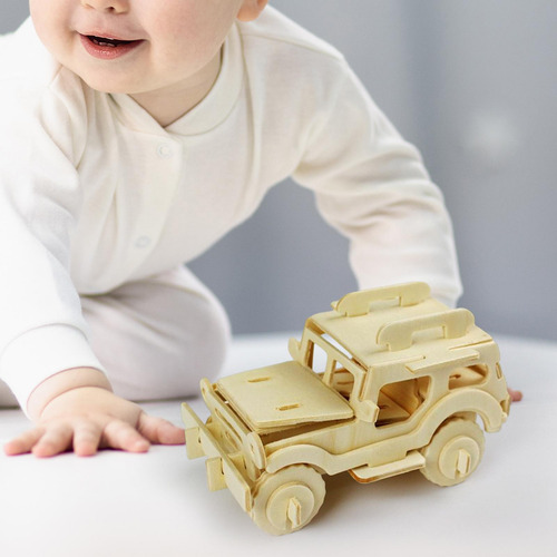 Kit De Modelo De Coche De Rompecabezas De Todoterreno