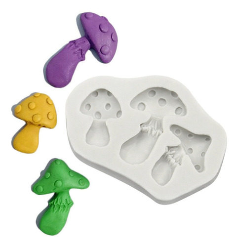 Molde Para Tartas Con Forma De Hongo, Fondant, De Silicona D