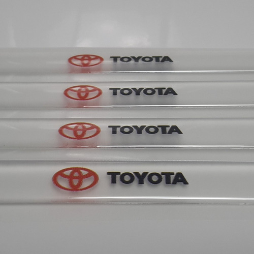 Imagem 5 de 8 de Adesivo Protetor 4 Porta Toyota Corolla Etios Rav4 Hilux Sw4