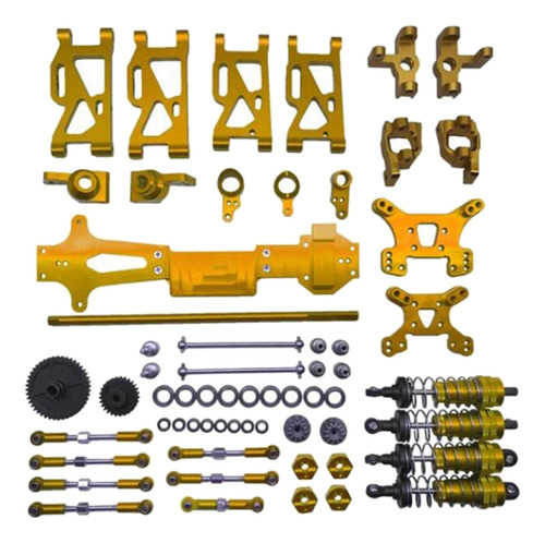2 Kit 1:14 Rc Car Accs Parafusos E Porcas De Metal