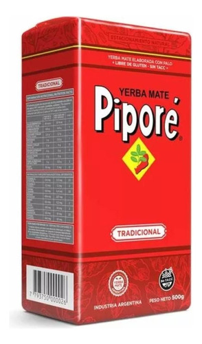 Yerba Mate Piporé Tradicional 500g