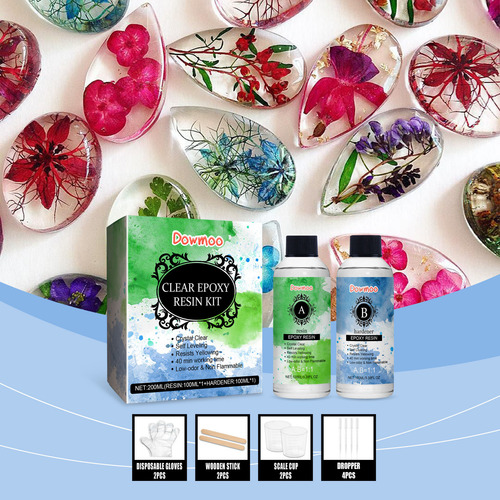 Highly Transparent Resin Product Set 200ml Yellowing Diy Mat
