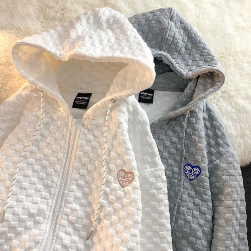 Sudaderas Para Dama Chaqueta Con Cremallera Waffle New