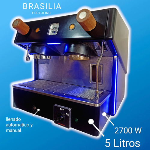 Máquina De Café Espresso Profesional 2 Dos Grupos